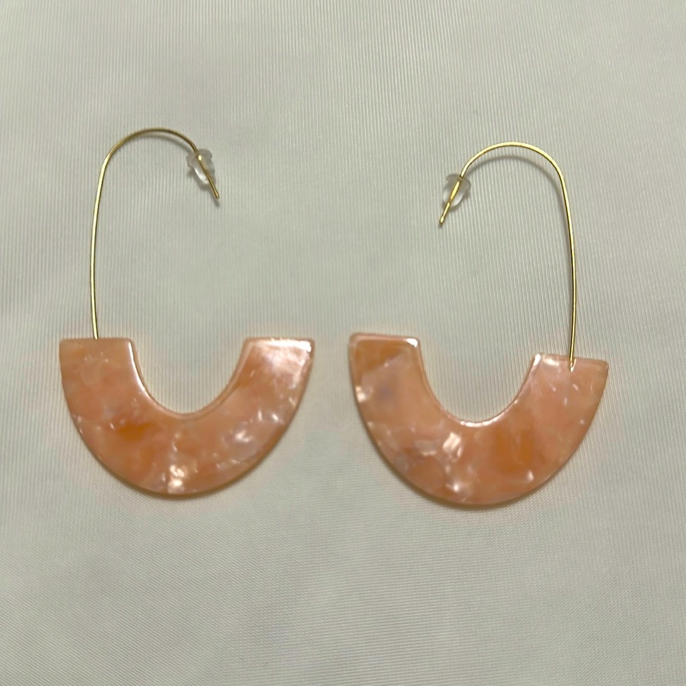 Stone inspired earrings